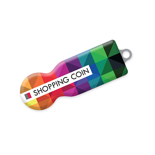 Llaveros para el carro de la compra - Con un llavero Shopping coin siempre tendrás una moneda a mano para el carrito de la compra.