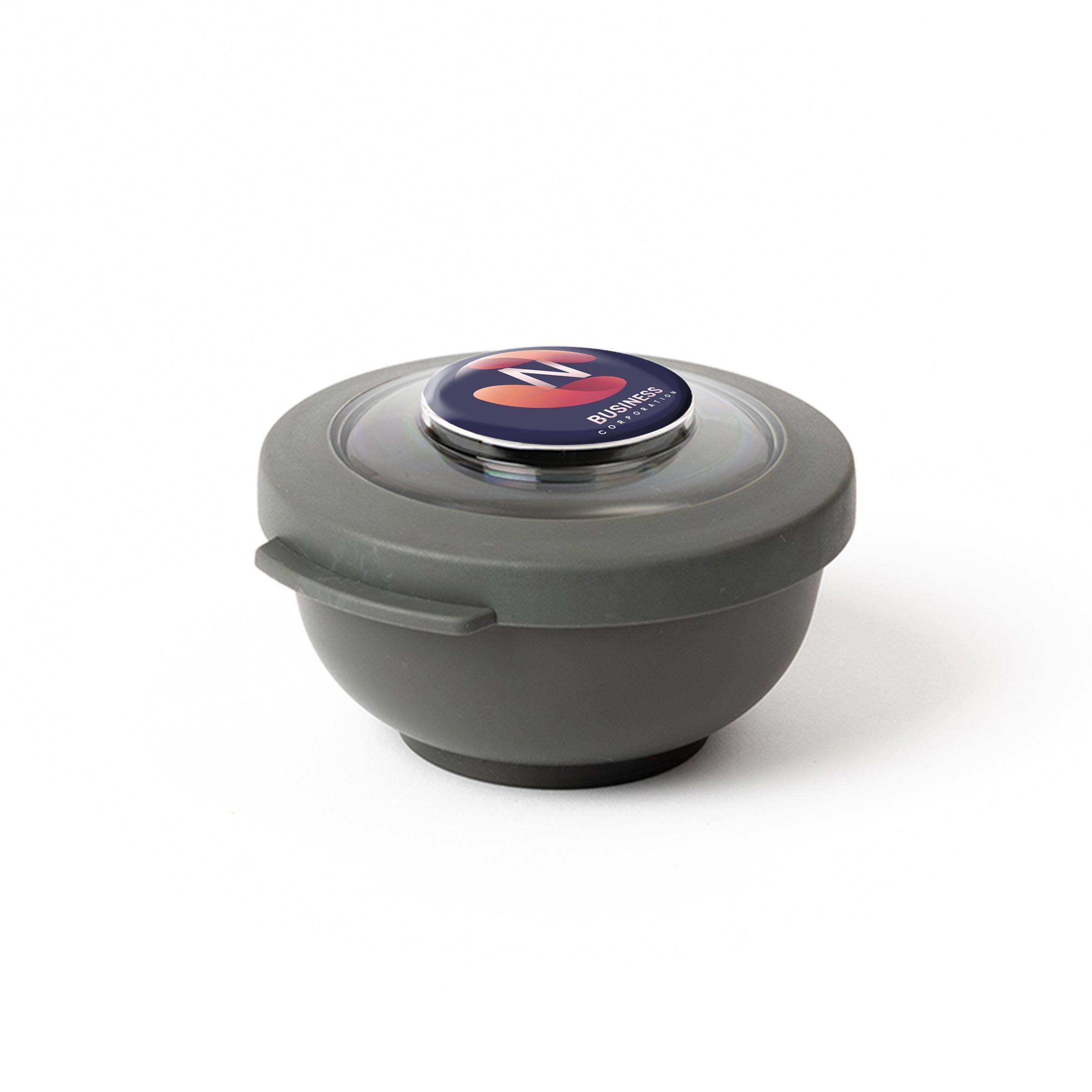 Amuse Life Bowl 200 ml Grey - Personalizado con un adhesivo resinad a todo color
