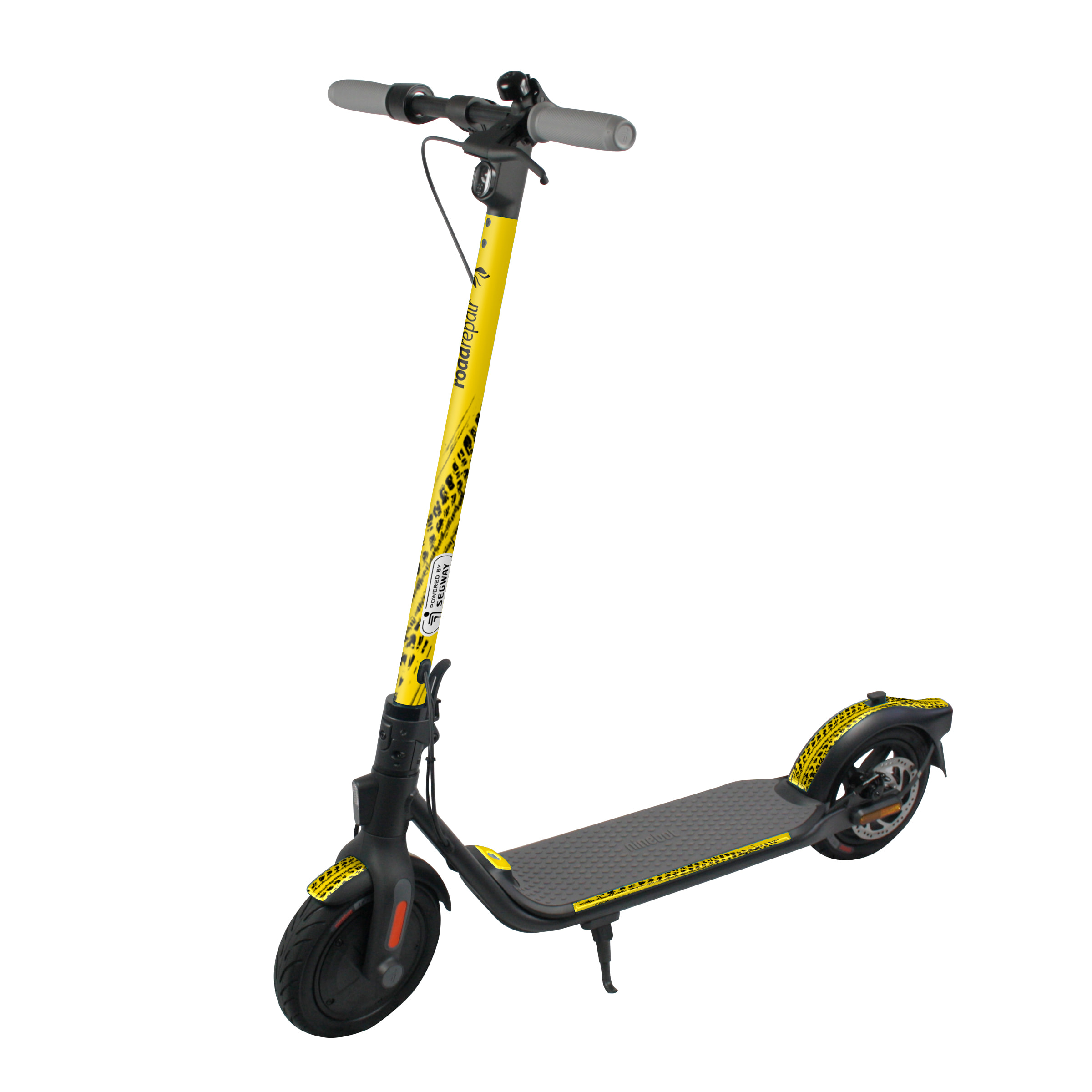 Segway Ninebot F25E - Personalización con MaxPrint e impresión a todo color con gota de resina (doming)