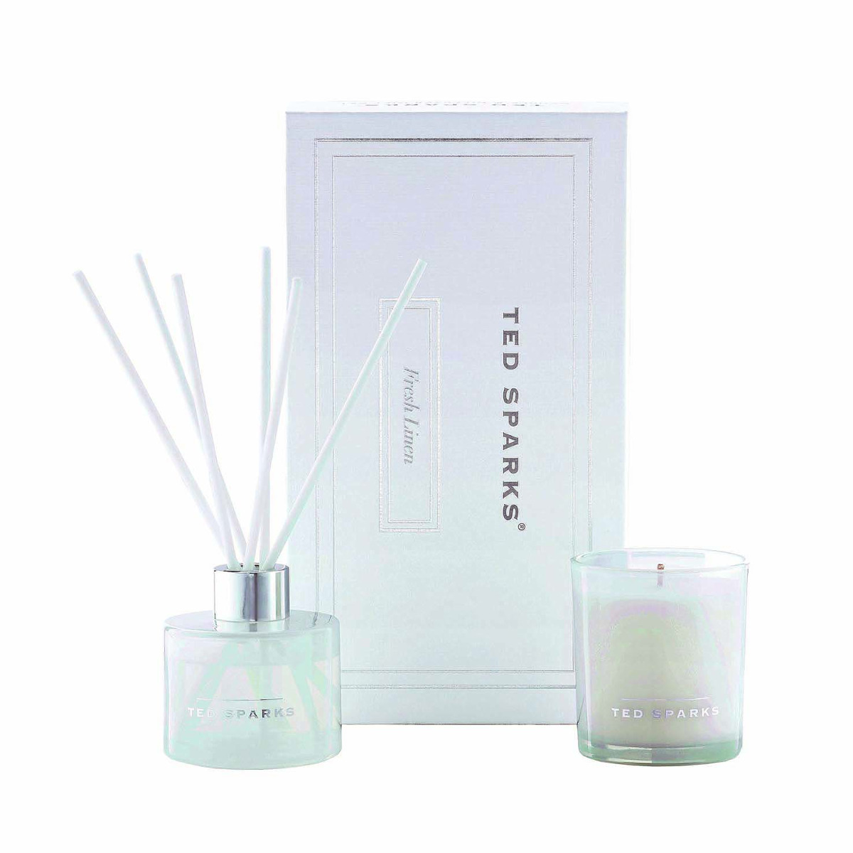 Ted Sparks Candle & Diffuser Gift Set - Personalización con impresión digital a todo color y/o faja a todo color