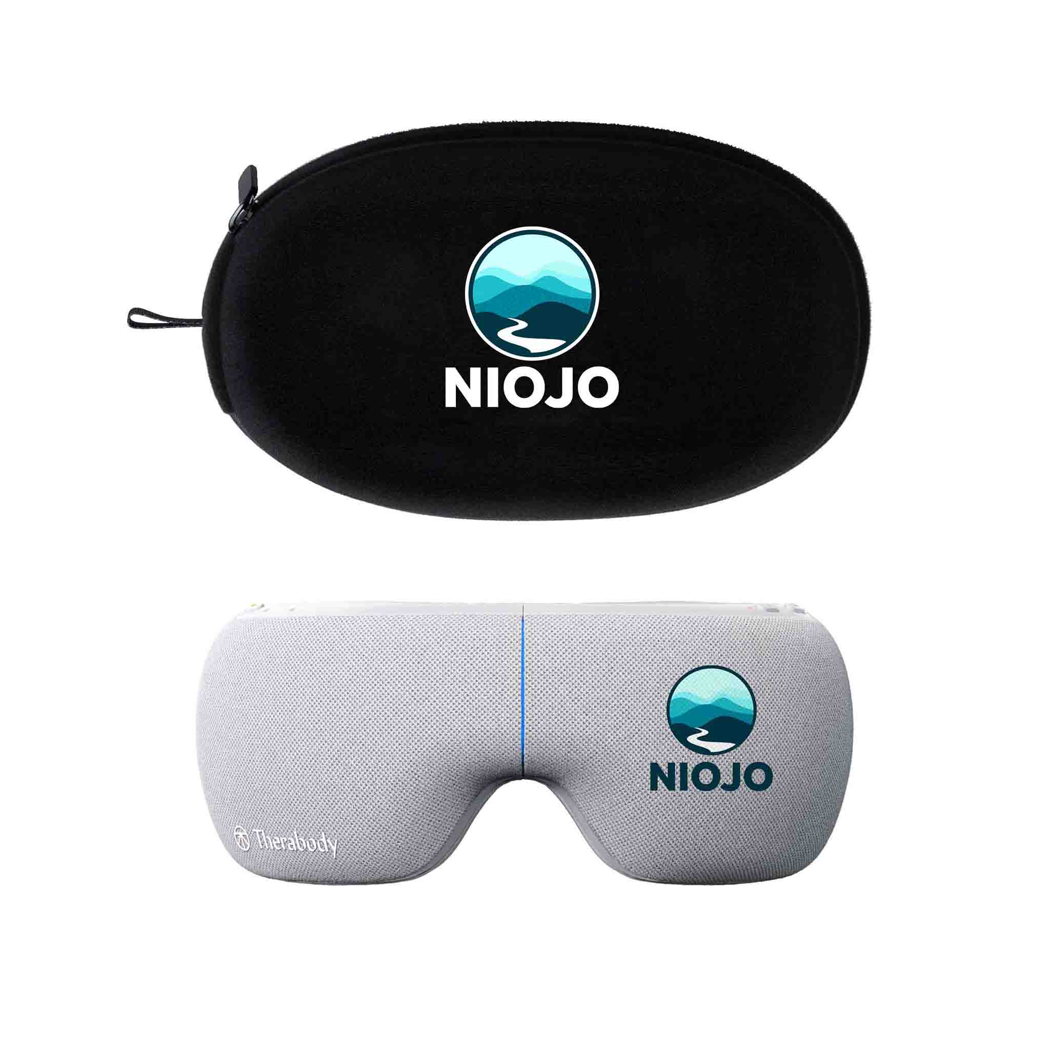 Therabody Smart Goggles White - Personaliza las Therabody Smart Goggles con una impresión térmica a todo color, impresión térmica a todo color en la Soft Case y una faja