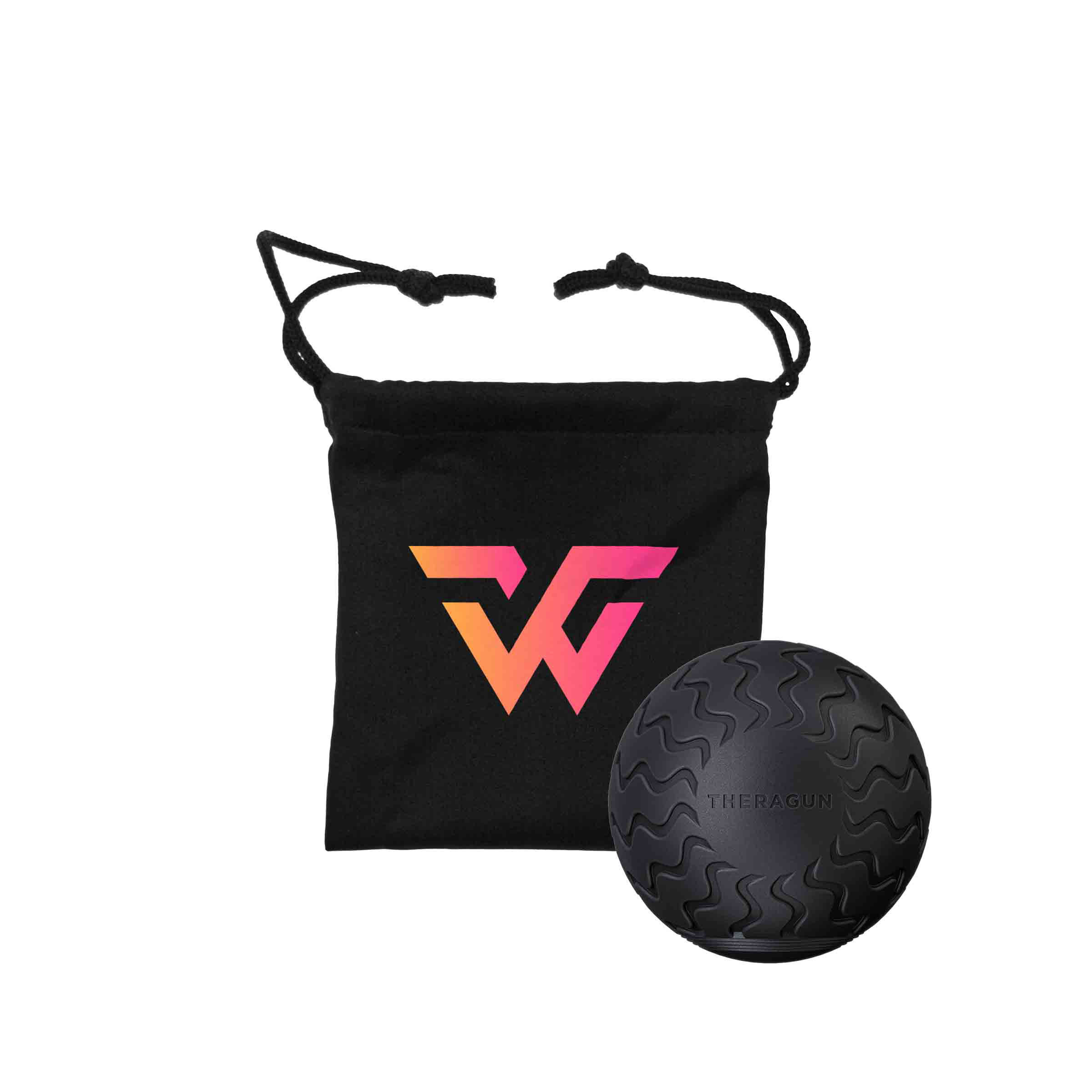Therabody Wave Solo Black - Personaliza con un estuche con impresión térmica a todo color y una faja