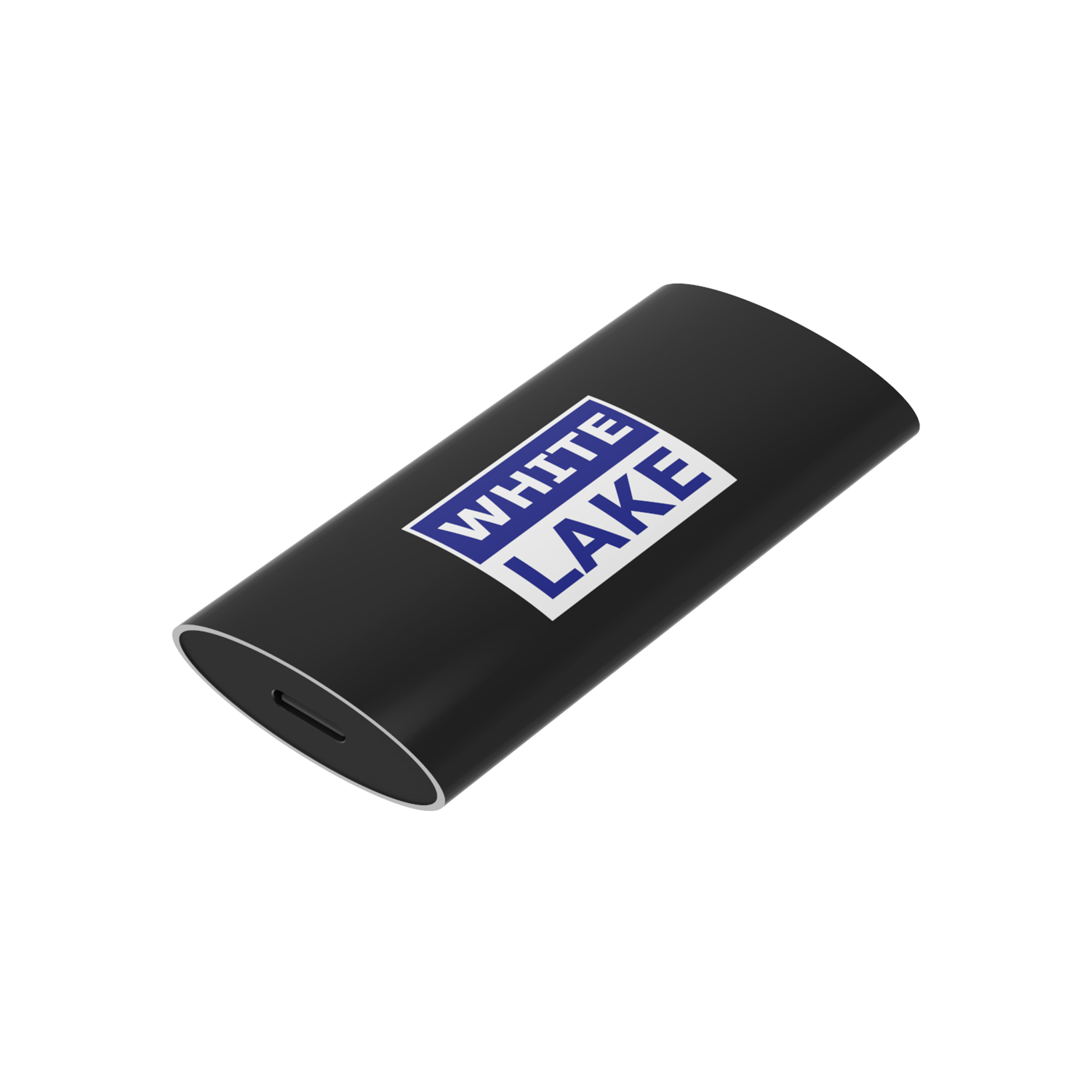 White Lake Compact External SSD Silver, 1TB